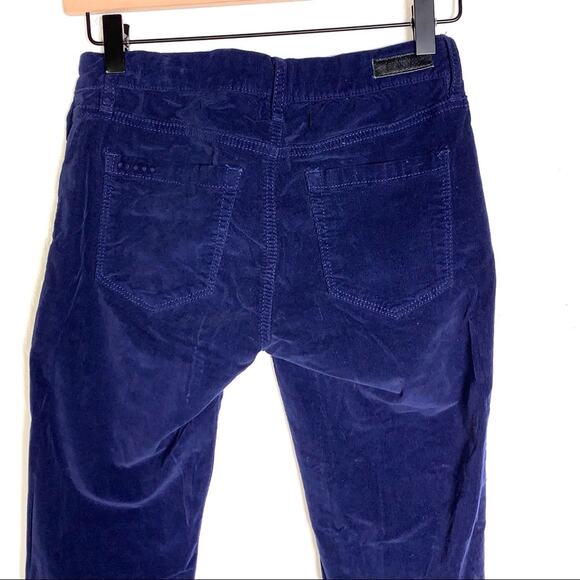 BLANK NYC  blue corduroy low rise skinny jeans jeggings leggings size 27 - Picture 5 of 6